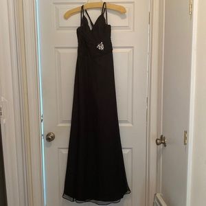 Black Halter Style Gown!